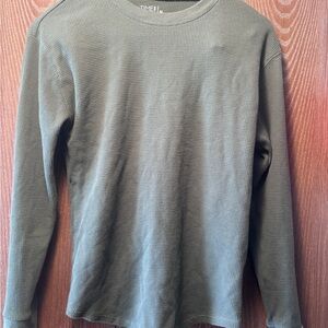 Women’s Olive/Sage Green Long Sleeve Shirt